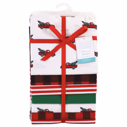 Hudson Baby 10214624_CHRISTMASTREETRUCK_ONESIZE Couverture pour bébé Garçon