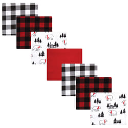 Hudson Baby 10214627_BUFFALOPLAIDBEAR_ONESIZE Couverture pour bébé Garçon