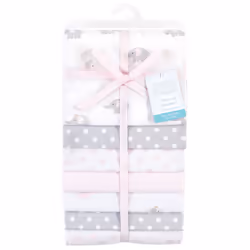 Hudson Baby 10214638_PINKGRAYELEPHANT_ONESIZE Couverture pour bébé Fille