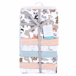 Hudson Baby 10214645_ZOOANIMALS_ONESIZE Couverture pour bébé Garçon