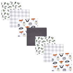 Hudson Baby 10214646_WOODLANDFACES_ONESIZE Couverture pour bébé Garçon