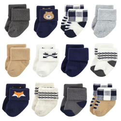 Hudson Baby 10715048_FOREST_0-6M chaussette Mâle 12 paire(s)