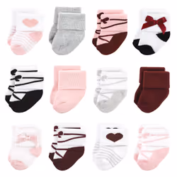 Hudson Baby 10715060_BALLET_0-6M, Bébé (0-2 ans), Femelle, 0-6 M, 12 paire(s)