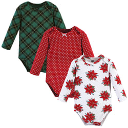 Hudson Baby 11115447_POINSETTIA_0-3M combinaison et grenouillère pour bébés