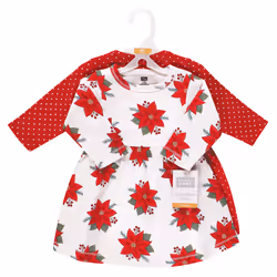 Hudson Baby 10115500_POINSETTIADOT_8Y Robe