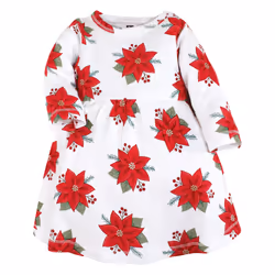 Hudson Baby 10115500_POINSETTIADOT_8Y Robe