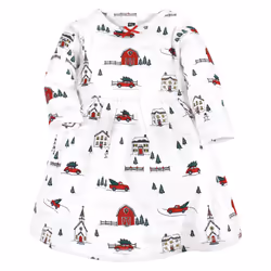 Hudson Baby 10115526_CHRISTMASSCENE_6-9M Robe
