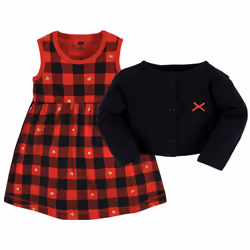 Hudson Baby 10115539_GOLDHEARTBUFFALOPLAID_0-3M Robe