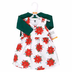 Hudson Baby 10115569_POINSETTIA_6-9M Robe