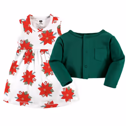 Hudson Baby 10115569_POINSETTIA_2T Robe