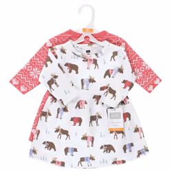 Hudson Baby 10115643_PINKMOOSEBEAR_9-12M Robe