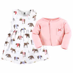 Hudson Baby 10115656_PINKMOOSEBEAR_6-9M Robe