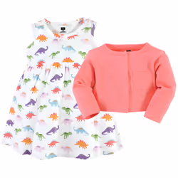 Hudson Baby 10116693_GIRLDINOSAURS_2T, Bébé (0-2 ans), Femelle, 2 Toddler