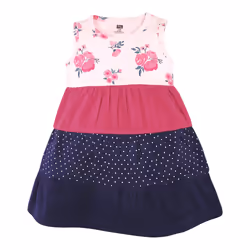 Hudson Baby 10117231_PINKNAVYFLORAL_7Y Robe