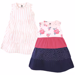 Hudson Baby 10117231_PINKNAVYFLORAL_10Y, Enfant, Femelle, 10Y