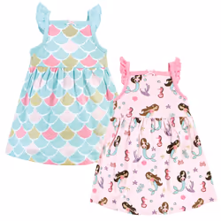 Hudson Baby 10118315_MERMAIDPRINCESS_0-3M, Bébé (0-2 ans), Femelle, 0-3 M