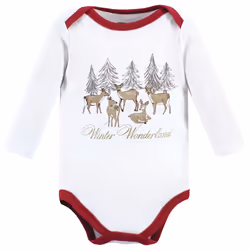 Hudson Baby 10118349_GIRLHOLIDAYVILLAGE_6-9M combinaison et grenouillère pour bébés