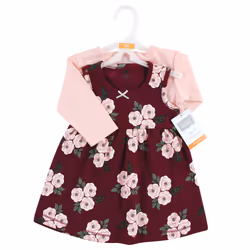 Hudson Baby 10119522_BURGUNDYFLORAL_0-3M Robe