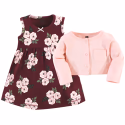 Hudson Baby 10119522_BURGUNDYFLORAL_0-3M Robe