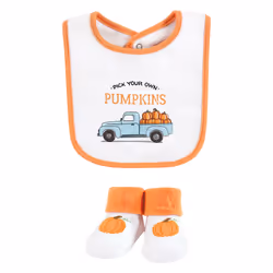 Hudson Baby 10519606_PUMPKINTRUCK_ONESIZE bavoir pour bébés