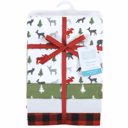 Hudson Baby 10219909_WOODLANDCHRISTMAS_ONESIZE Couverture pour bébé Fille