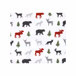 Hudson Baby 10219909_WOODLANDCHRISTMAS_ONESIZE Couverture pour bébé Fille