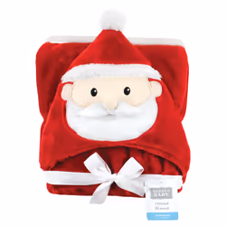 Hudson Baby 11119981_SANTA_ONESIZE Couverture pour bébé Garçon/Fille