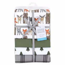 Hudson Baby 10221421_WILDFOREST_ONESIZE Couverture pour bébé Garçon