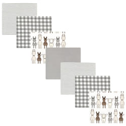 Hudson Baby 10221454_FARMFRIENDSCREAM_ONESIZE Couverture pour bébé Garçon/Fille