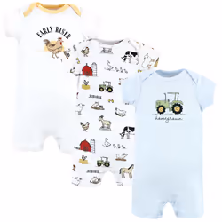 Hudson Baby 10124500_TRACTOR_0-3M, Grenouillère, Mâle, 0-3 M, Bébé (0-2 ans)