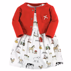 Hudson Baby 10124626_Farm_5T, Enfant, Femelle, 5T