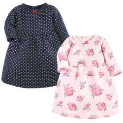 Hudson Baby 10125910_PINKNAVYFLORAL_9-12M Robe