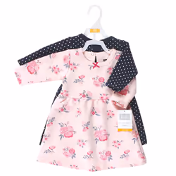 Hudson Baby 10125910_PINKNAVYFLORAL_9-12M Robe