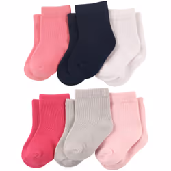 Luvable Friends 10726180_Girl_12-24, Bébé (0-2 ans), Femelle, 12-24 M, 6 paire(s)