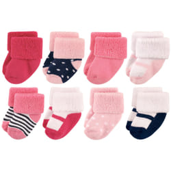 Luvable Friends 10728027_NavyMaryJane Femelle 8 paire(s)