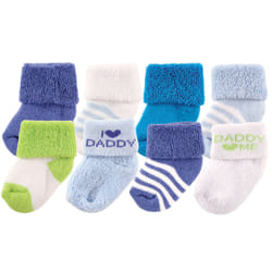 Luvable Friends 10728016_BlueDaddy_6-12 Mâle 8 paire(s)