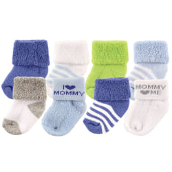Luvable Friends 10728016_BlueMommy_6-12 Mâle 8 paire(s)