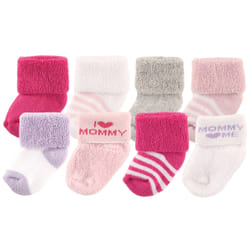 Luvable Friends 10728016_PinkMommy_6-12 Femelle 8 paire(s)