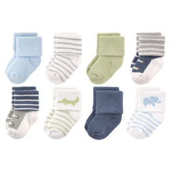 Luvable Friends 10728061_Safari_0-6 Mâle 8 paire(s)
