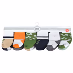 Luvable Friends 10728150_CAMO_6-12M chaussette Mâle