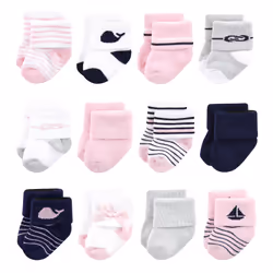 Luvable Friends 10728168_SAILBOAT_6-12M, Bébé (0-2 ans), Mâle, 6-12 M, 12 paire(s)