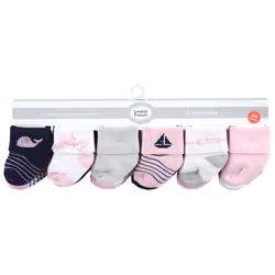 Luvable Friends 10728168_SAILBOAT_6-12M chaussette Mâle 12 paire(s)