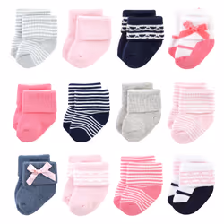 Luvable Friends 10728170_PINKSCROLL_6-12M, Bébé (0-2 ans), Femelle, 6-12 M