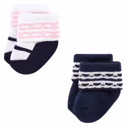 Luvable Friends 10728170_PINKSCROLL_6-12M chaussette Femelle