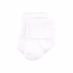 Luvable Friends 10728176_WHITE_6-12M chaussette Mâle
