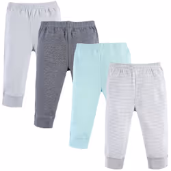Luvable Friends 10132306_MintGray_9-12, Mâle, Bébé (0-2 ans), 9-12 M, Coton, 4 pièce(s)