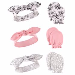 Hudson Baby 10151487_Toile, Gants, Chapeau, Femelle, Enfant, 6 pièce(s)