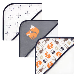 Hudson Baby 10352392_ORANGEFOX_ONESIZE serviette pour bébé Coton