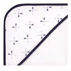 Hudson Baby 10352392_ORANGEFOX_ONESIZE serviette pour bébé Coton