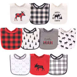 Hudson Baby 11153867_BUFFALOPLAIDMOOSE_ONESIZE, Mâle, Bébé (0-2 ans), One Size, Coton